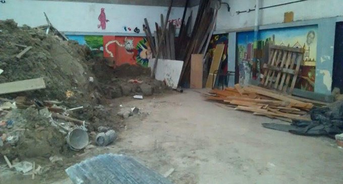 Una escuela porteña está sin clases hace dos semanas por la clausura de una obra