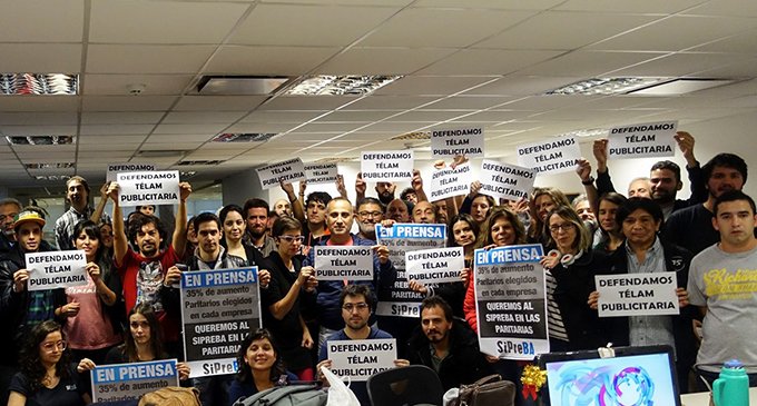 Paro en Télam y Radio del Plata contra los despidos
