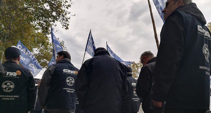 Visitadores médicos se movilizaron por paritarias