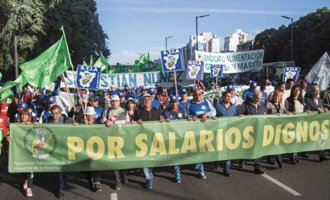 Sin acuerdo en la paritaria, Alimentación se moviliza y anuncia paros sorpresivos