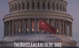 La hoz y el martillo en el Capitolio: una campaña publicitaria de alto impacto