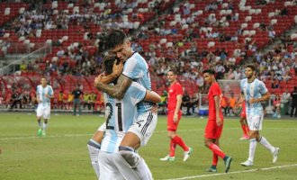 Los seis goles de la Selección ante Singapur