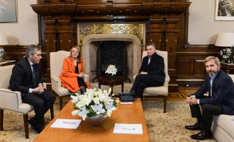 Santa Cruz: Macri y Alicia Kirchner se reunieron en la Rosada