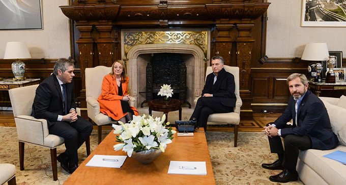 Santa Cruz: Macri y Alicia Kirchner se reunieron en la Rosada