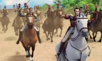 Simón Bolívar llega al cine como dibujo animado
