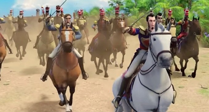 Simón Bolívar llega al cine como dibujo animado