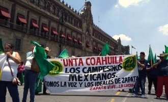 México: campesinos marcharon contra el Tratado de Libre Comercio de América del Norte