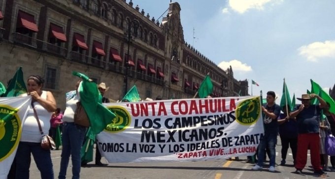 México: campesinos marcharon contra el Tratado de Libre Comercio de América del Norte