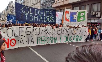 CABA: movilización estudiantil contra la reforma educativa del PRO