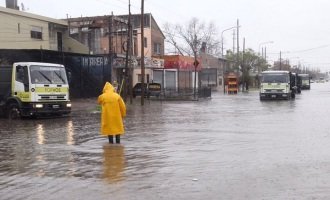 No sólo Miami: la provincia de Buenos Aires también se inunda