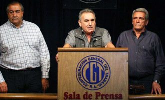 La dirigencia gremial llama al voto opositor