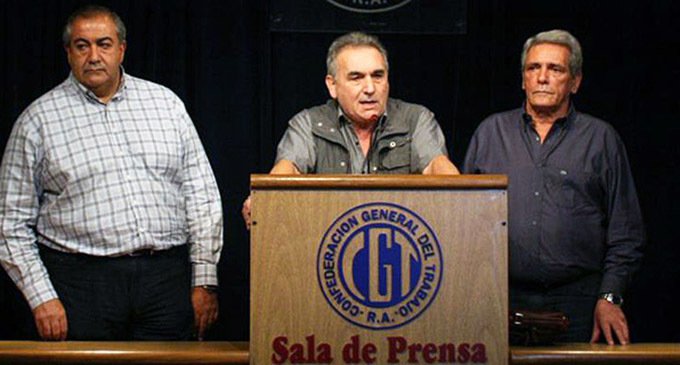 La dirigencia gremial llama al voto opositor