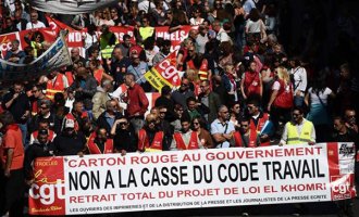 Francia: la reforma laboral de Macron arranca con huelga y protestas