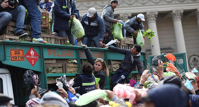 Nuevo “verdurazo” por una ley de acceso a la tierra