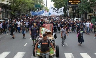 Cartoneros se movilizan por una Ley de Envases inclusiva