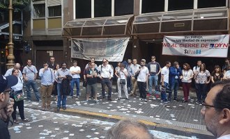 A la calle contra el cierre de la agencia DyN