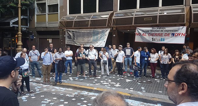 A la calle contra el cierre de la agencia DyN