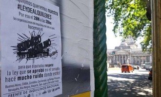 “Ruidazo” de inquilinos por la Ley de Alquileres