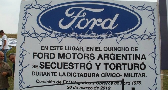 El “juicio Ford” y la complicidad del capital con el Terrorismo de Estado