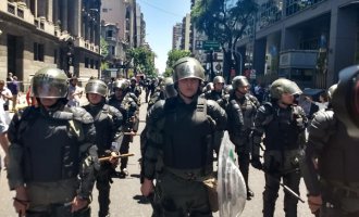 Reforma Previsional: empezó la represión en el Congreso