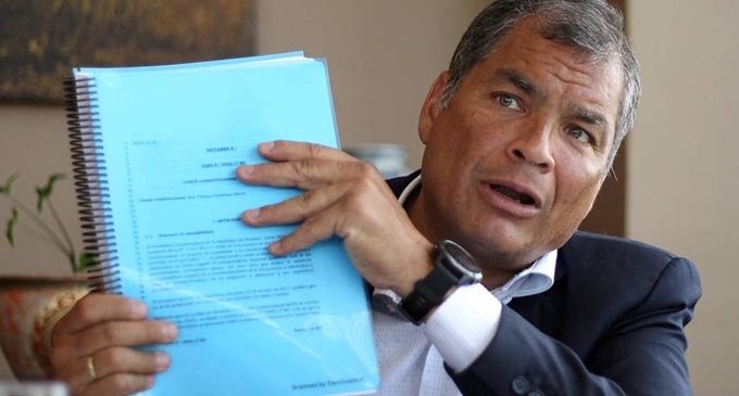 Rafael Correa: “La lucha continúa”