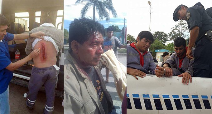 Reprimen a trabajadores del Ingenio El Tabacal