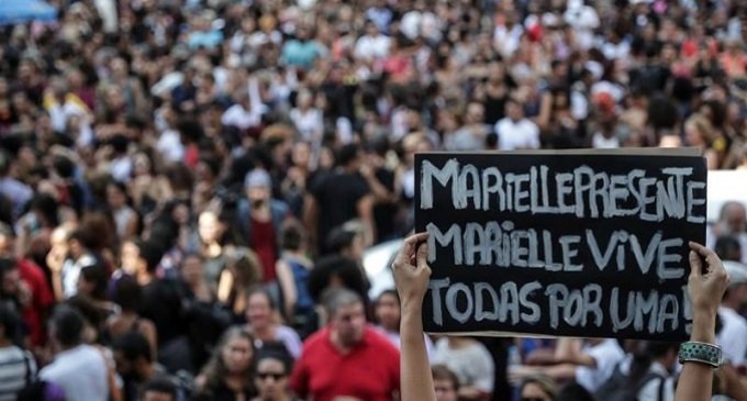 Masivas manifestaciones en repudio al asesinato de Marielle Franco