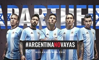 La masacre de palestinos y la campaña para que la selección argentina no juegue en Israel