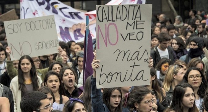 Ola de movilizaciones estudiantiles feministas en Chile