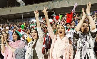 El gol mundialista de las mujeres en Irán
