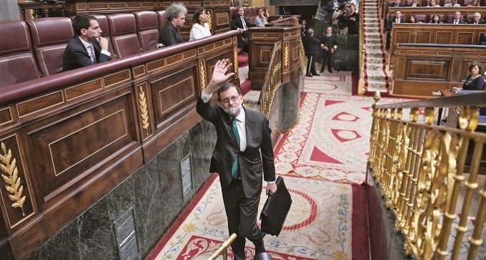 Rajoy fue destituido como presidente de España