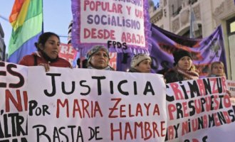 “El taxista aceleró tirando al piso a la compañera María Zelaya y le pasó por encima”