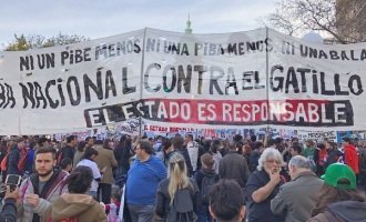 Marcha nacional contra el gatillo fácil: “¡Ni un pibe, ni una piba menos! ¡Ni una bala más!”