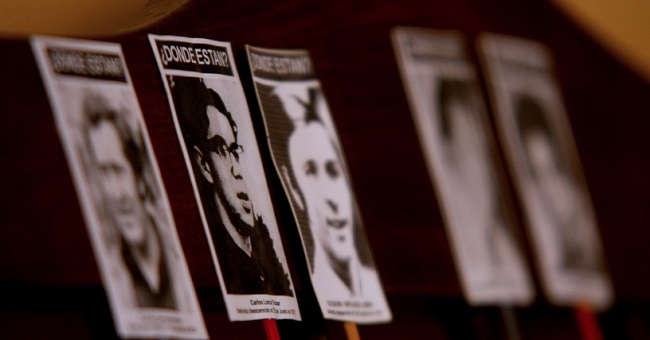 Imágenes de desaparecidos en Chile