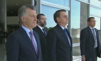 Una cumbre de outsiders: Macri y Bolsonaro condenan a Venezuela y apuestan al libre comercio