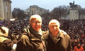Un senador radical participó de una marcha en contra del aborto en París