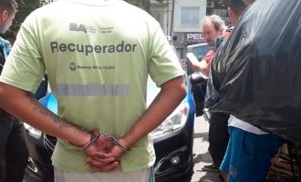 Presos por reciclar: la Policía de la Ciudad detuvo a dos trabajadores cartoneros