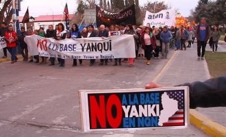 Neuquén: fuerte reclamo contra la instalación de una base militar de EEUU cerca de Vaca Muerta