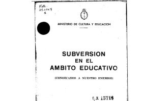 Juventud y dictadura: conociendo al enemigo