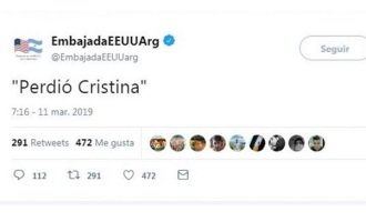 “Perdió Cristina”: las relaciones (probadas) de la Embajada de EEUU y el gobierno de Macri