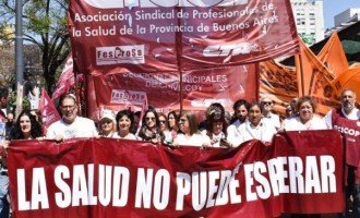 Paro de médicos bonaerenses contra el desfinanciamiento de la salud pública