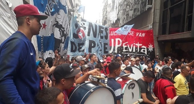 Organizaciones sociales se manifestaron contra el vaciamiento de Sedronar