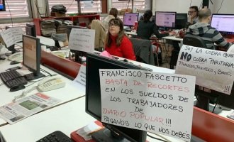 Conflicto en Diario Popular por salarios adeudados