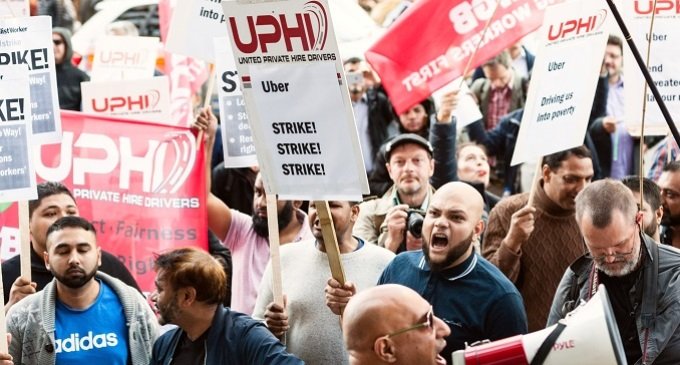 Primera huelga internacional contra Uber