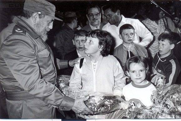Fidel Niños Chernobil