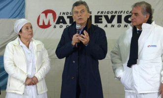 Cientos de despidos por el cierre de un frigorífico que Macri inauguró hace un año